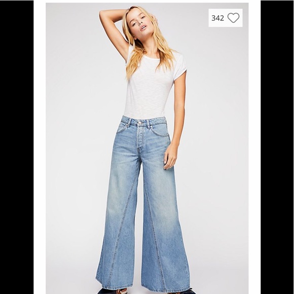Free People Denim - Free People Martha’s Extreme Wide-Leg Jeans